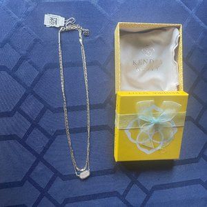 NWT Kendra Scott Elisa Gold Multi Strand Necklace in Iridescent Drusy